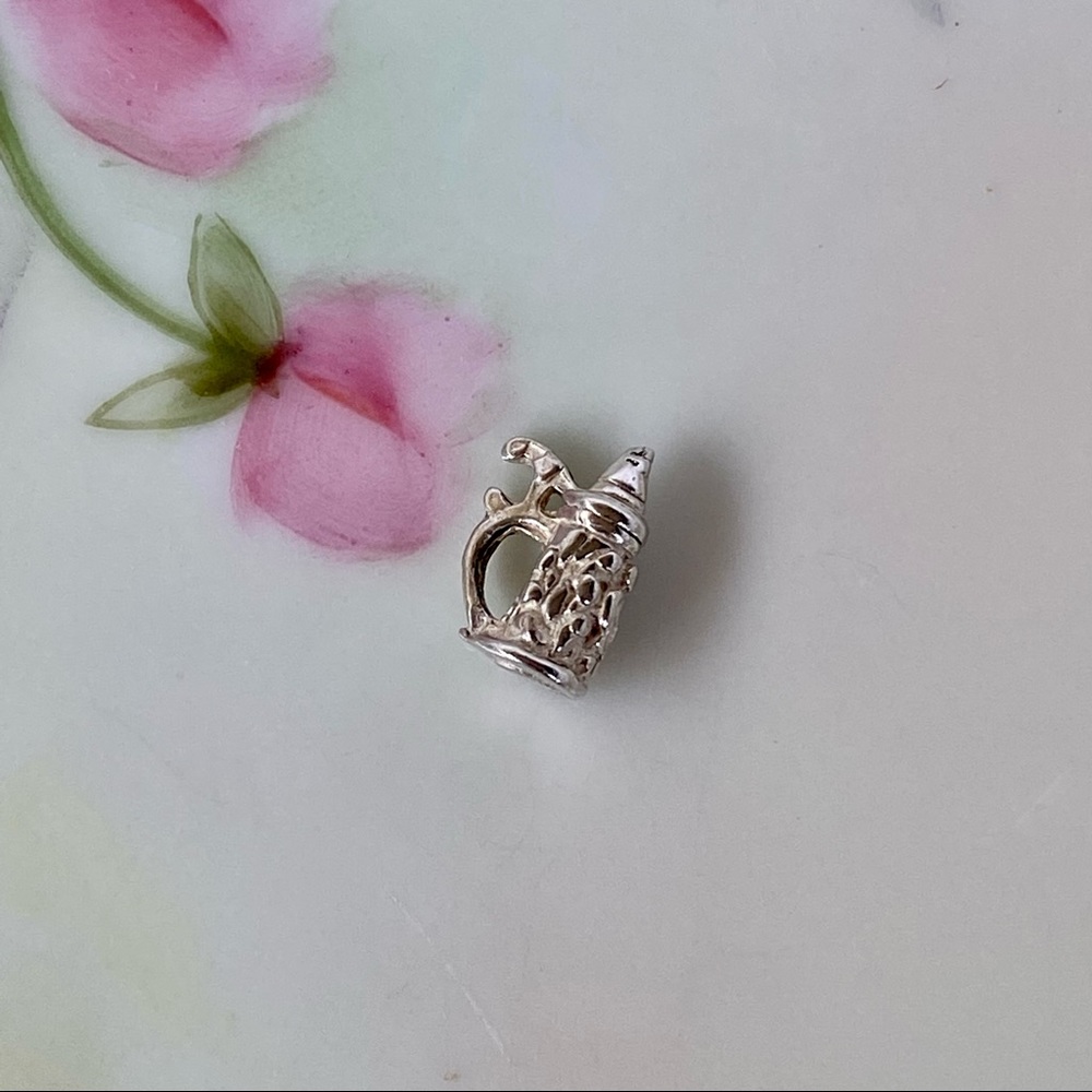 NEW Charm Beer Stein Sterling Silver Mini Tiny
